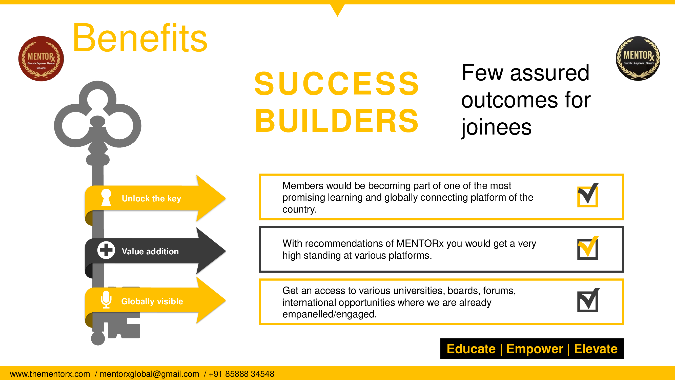 MENTORx - Success Builders